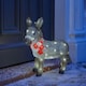 image 3 of Neo 34 cm Donkey Acrylic Christmas Light 30 Cool White LED Christmas Light Battery Powered Outdoor Indoor Festive Decoration Ornament Auto Timer