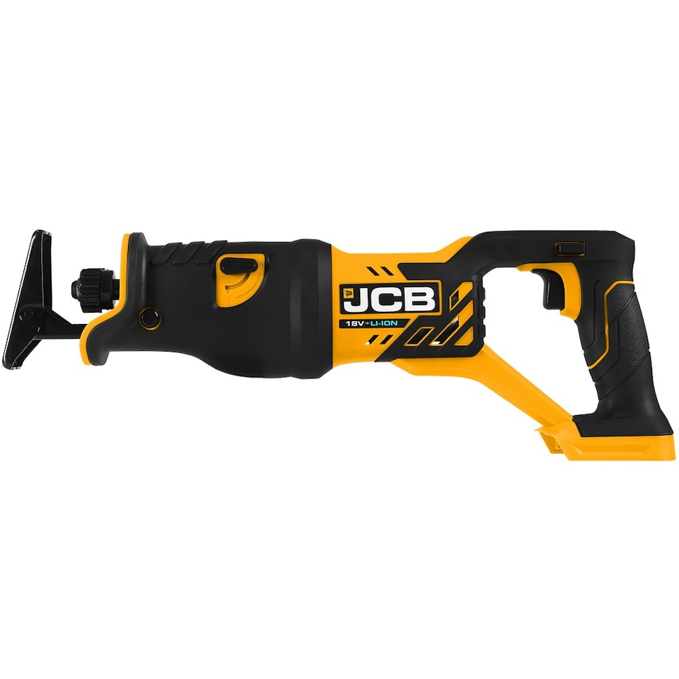image 1 of JCB 18V Cordless Reciprocating Saw, 2.0Ah Li-Ion Battery and 2.4A Charger 21-18RS-2X
