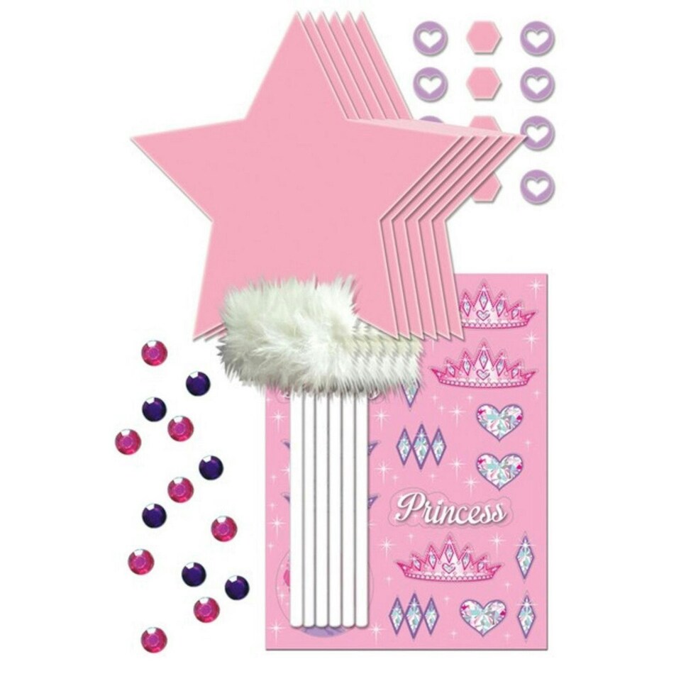 Creative Party Floral Fairy Wand Set - Pink - One Size