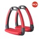 image 3 of Horsena Horse Stirrup Treads (Pack of 2) - Deep Red - One Size