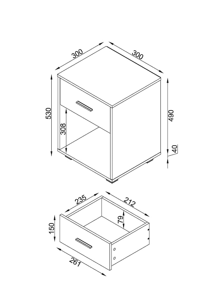 image 1 of Lido 1 Drawer Bedside Table - Gloss White Finish with Silver Handles and Feet | White | White | One Size | 1