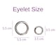 image 5 of FURNISHED Blackout Roller Blinds with Triple Round Eyelets Cut to Size Easy Fit Window Shade | Grey | Grey | (W) 120cm x (L) 165cm