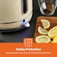 image 8 of GEEPAS Electric Kettle | Vintage Cordless Stainless Steel 1.8L, 3000W Retrovive Cream