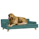 image 1 of PawHut Dog Sofa w/ Legs, Water-Resistant Fabric for Large, Medium Dogs - Green