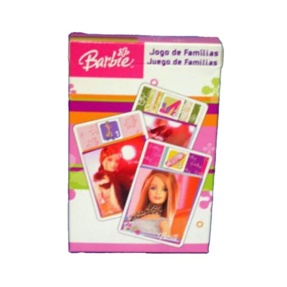image 1 of Barbie Happy Families Playing Card Deck - Multicoloured - One Size