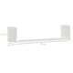 image 5 of HOMCOM Set of 3 Wooden U-Shaped Floating Shelves Set, 80cm Wall Mounted Hanging Bookshelf, CD DVD Storage Display for Bedroom Living Room Kitchen, White