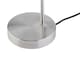 image 4 of Set of 2 Victoria - Satin Nickel Touch Lamps with Smoke Glass Shades Silver | Grey