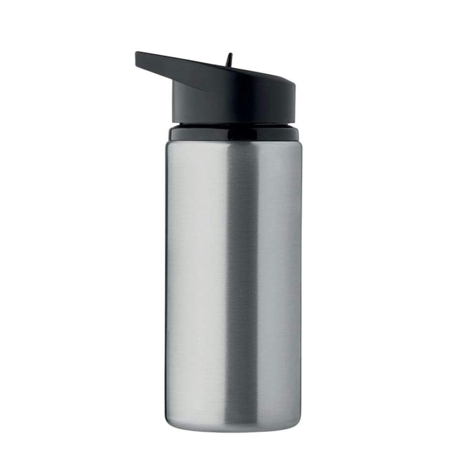 image 1 of MidOcean Spot Single Wall 500ml Water Bottle - Matt Silver - One Size | Multi | One Size