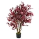 image 1 of 120cm Artificial Red Maple Tree | Green | 4ft