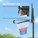 image 5 of SPORTNOW 2.3-3.05m Basketball Hoop and Stand with Weighted Base and Wheels