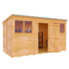 Overlap Pent Single Door 12x6