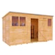 image 1 of Overlap Pent Single Door 12x6