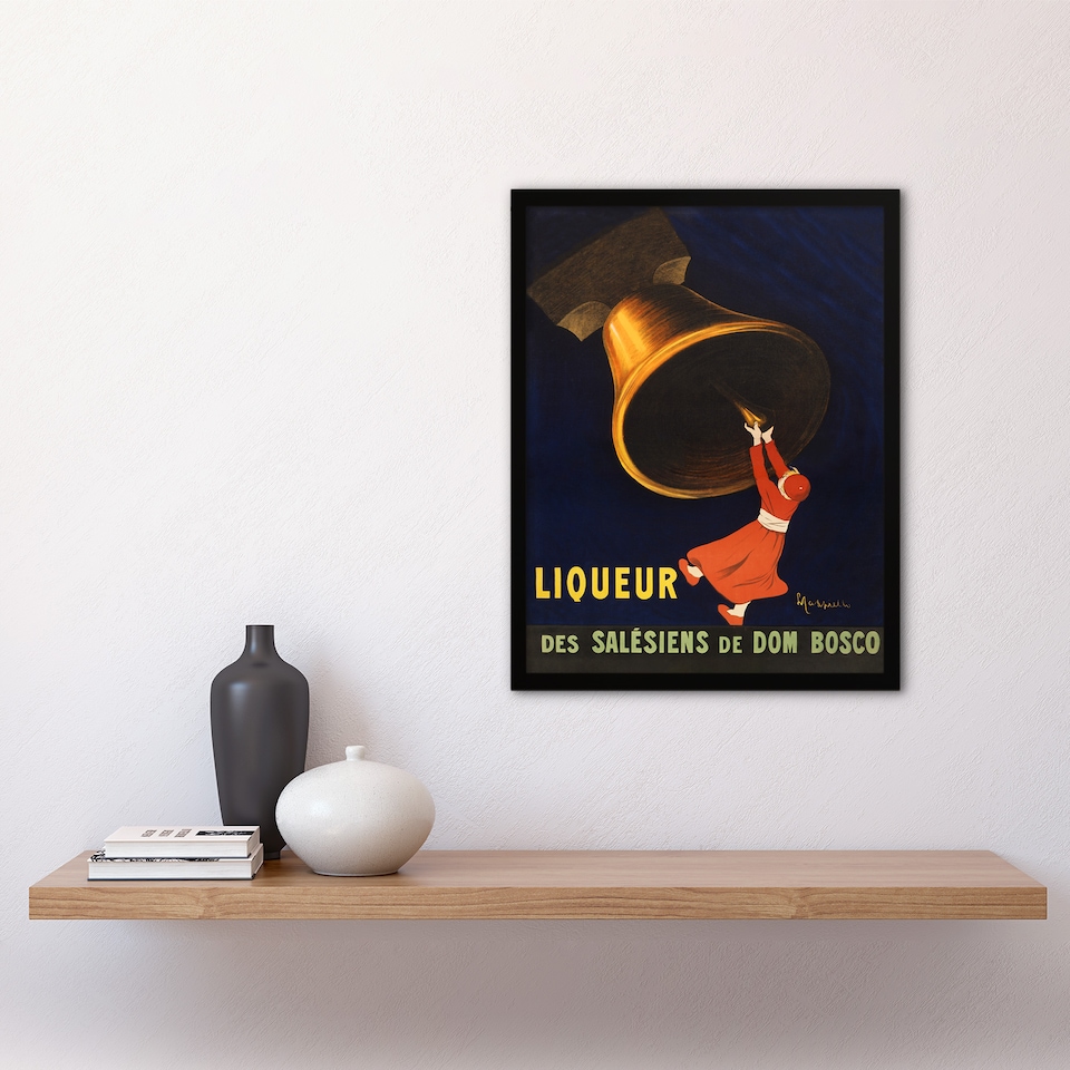 image 1 of Leonetto Cappiello Framed Wall Art Angelus Liquor of Priests Advert Home Décor