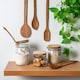 image 4 of Argon Tableware Wooden Clip Lid Storage Jar - 750ml - Black Seal