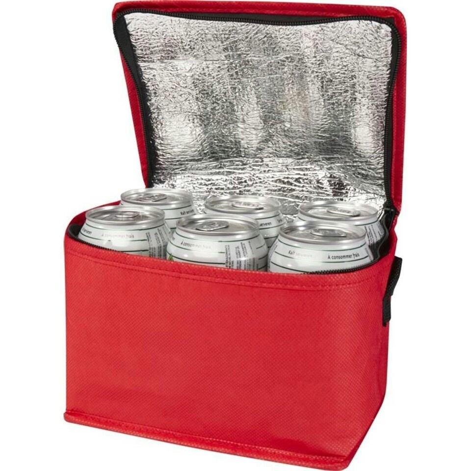 image 1 of Spectrum 4L Non-Woven Cooler Bag - Red - One Size