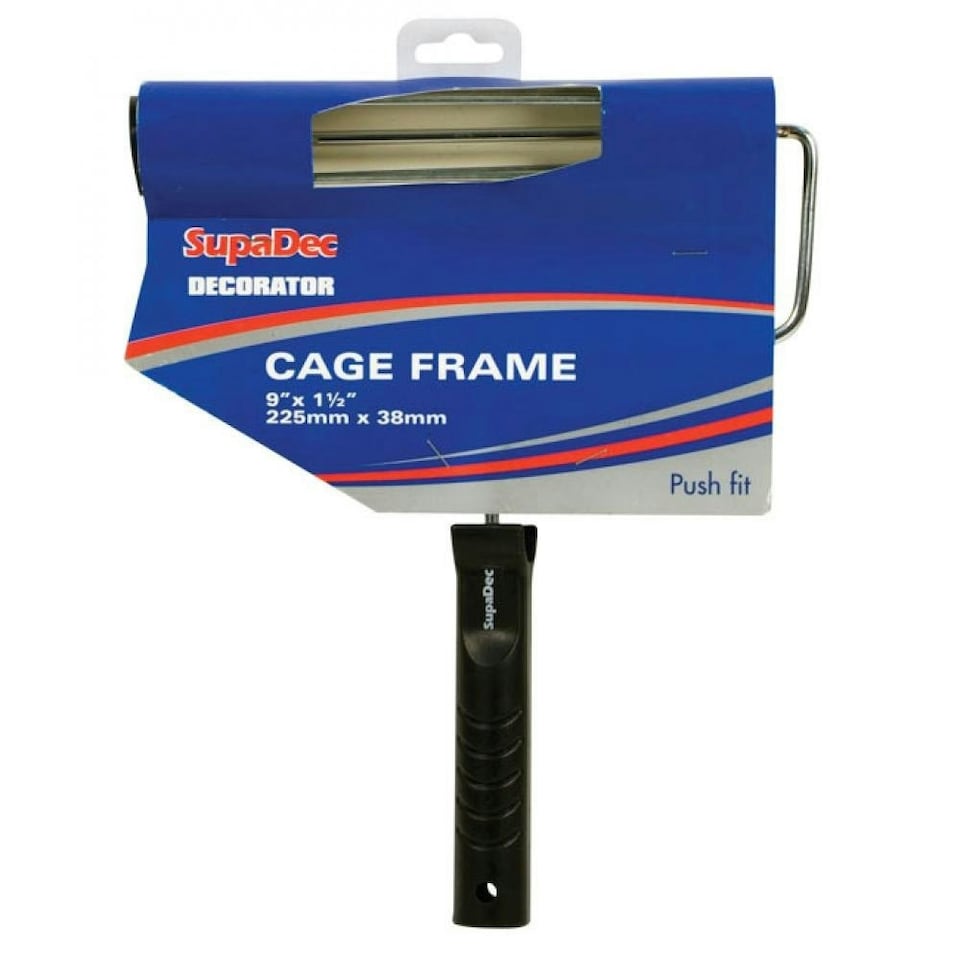 SupaDec Roller Frame - Black - 9in