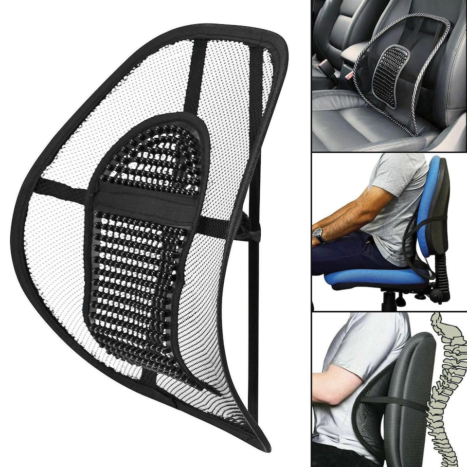image 1 of GEEZY Lumbar Mesh Back Support for Home Office Chair