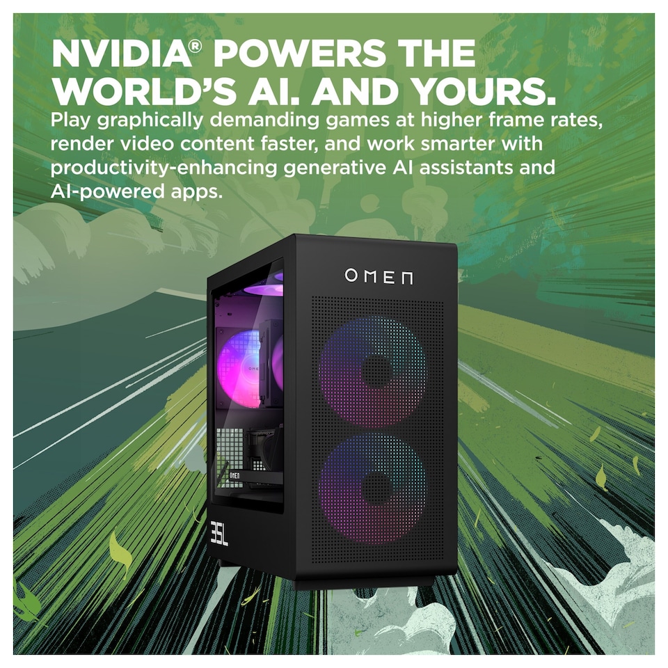 image 1 of HP OMEN 35L Intel Core Ultra 7 265K 32GB 1TB SSD+1TB HDD Win 11 H RTX 5070Ti  PC