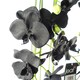 image 3 of Large Black Orchid Plant Artifcial 41 REAL TOUCH flowers Botanik
