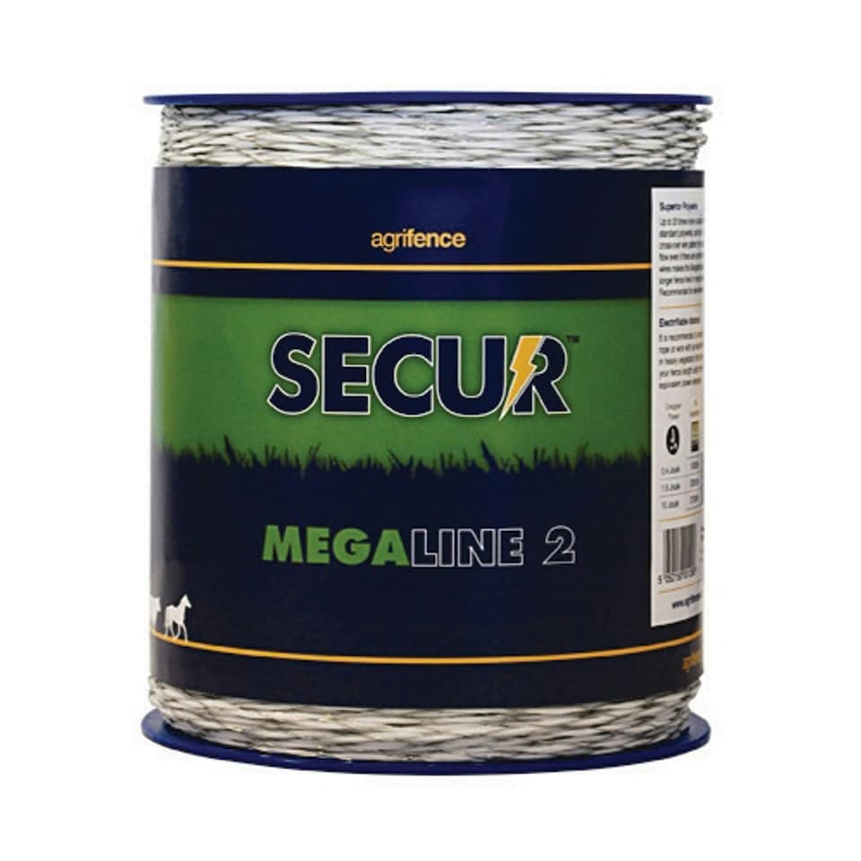 Agrifence Megaline 2 Superior Polywire (H4744) - May Vary - 200m