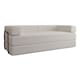 image 1 of Modern 3 Seater Sofa Bed Convertible Sofa to Bed Sherpa Fabric No Assembly Modern Living Room Furniture