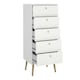 image 5 of Cumbria Chest 5 Drawers White