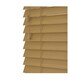 image 1 of 130cm Sahara Oak Faux Wood Venetian Blinds with String (120cm Drop) | Brown | Brown