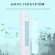 image 4 of HOMCOM Bladeless Air Cooler, Evaporative Oscillating Tower Fan Humidifier Unit