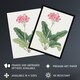 image 2 of Sakura Flower Wall Art Print Vintage Japanese Botanical 12x16"