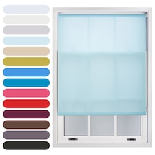 120cm Wide Daylight Roller Blind 165cm Drop | Blue | Duck Egg Blue