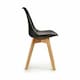 image 4 of Dining Chair Brown Black 42 x 80 x 50 cm (4 Units) Brown