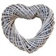 image 4 of Wicker Small Heart Shaped Wreath | Brown | Natural