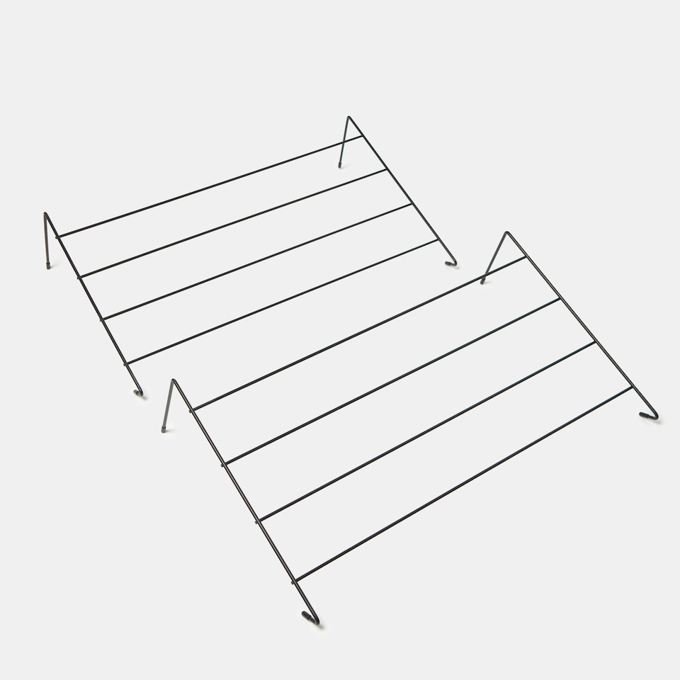 image 1 of OHS 2 Pack of 4 Bar Over Radiator Clothes Airer Drying Rack
