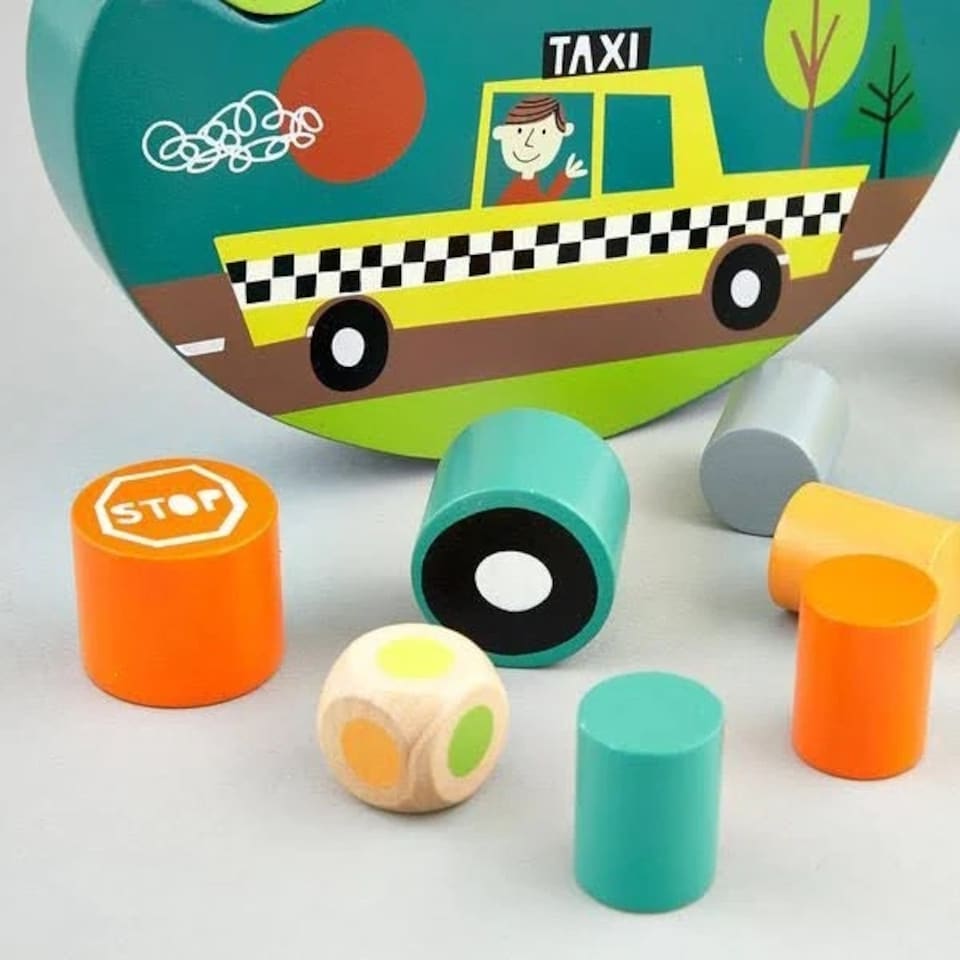 image 1 of Floss & Rock Wooden Balancing Game - Transport
