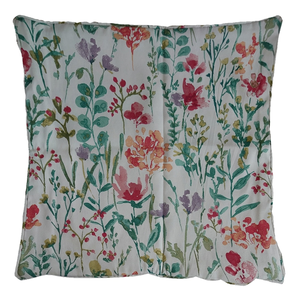 image 1 of Amaryllis Floral Filled Cushion