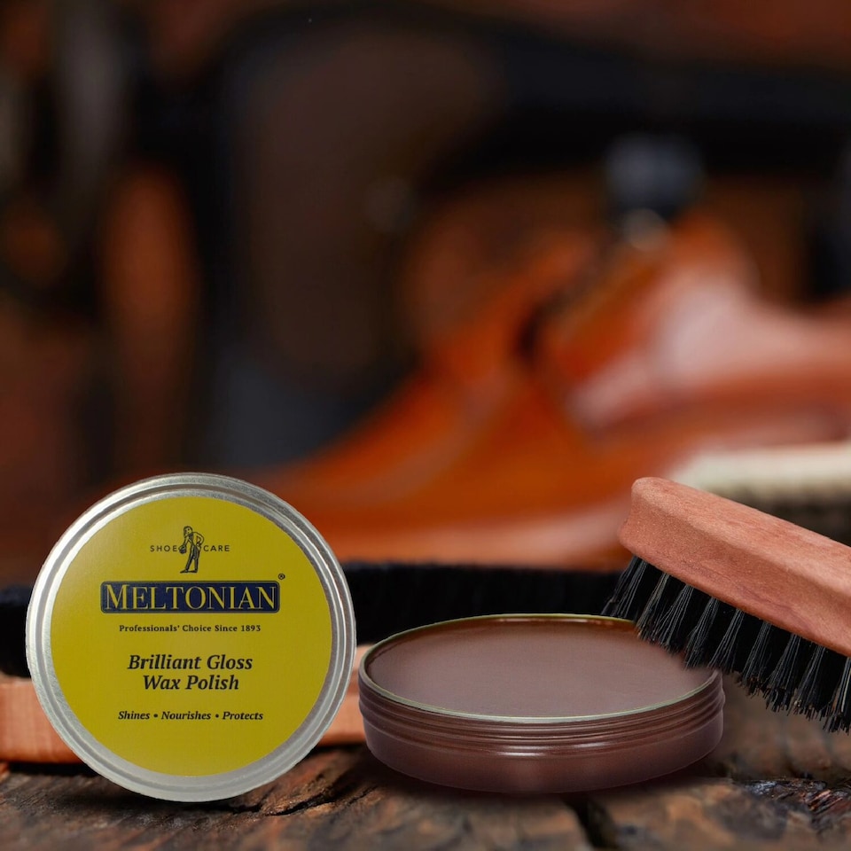 image 1 of Meltonian Brilliant Gloss Wax Polish - High Gloss Durable Protection 100ml