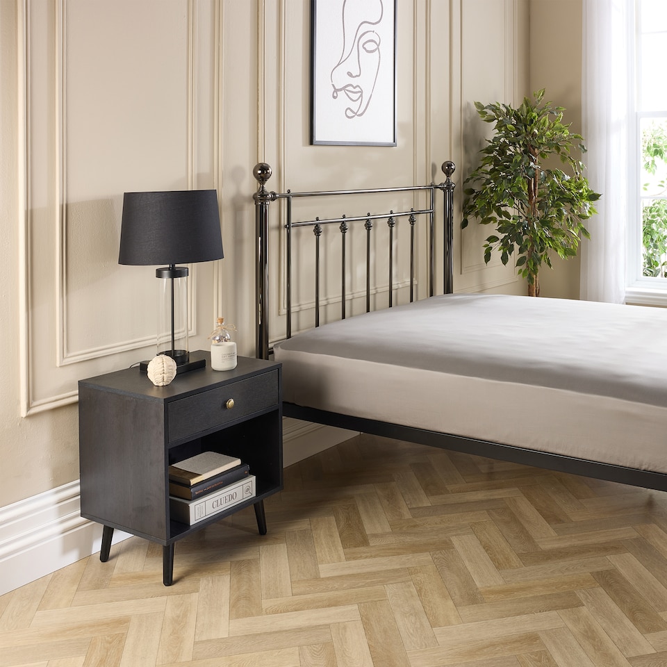 image 1 of Hotel Pure Luxury 5 Star Fitted Sheet Grey Single | Grey | Single