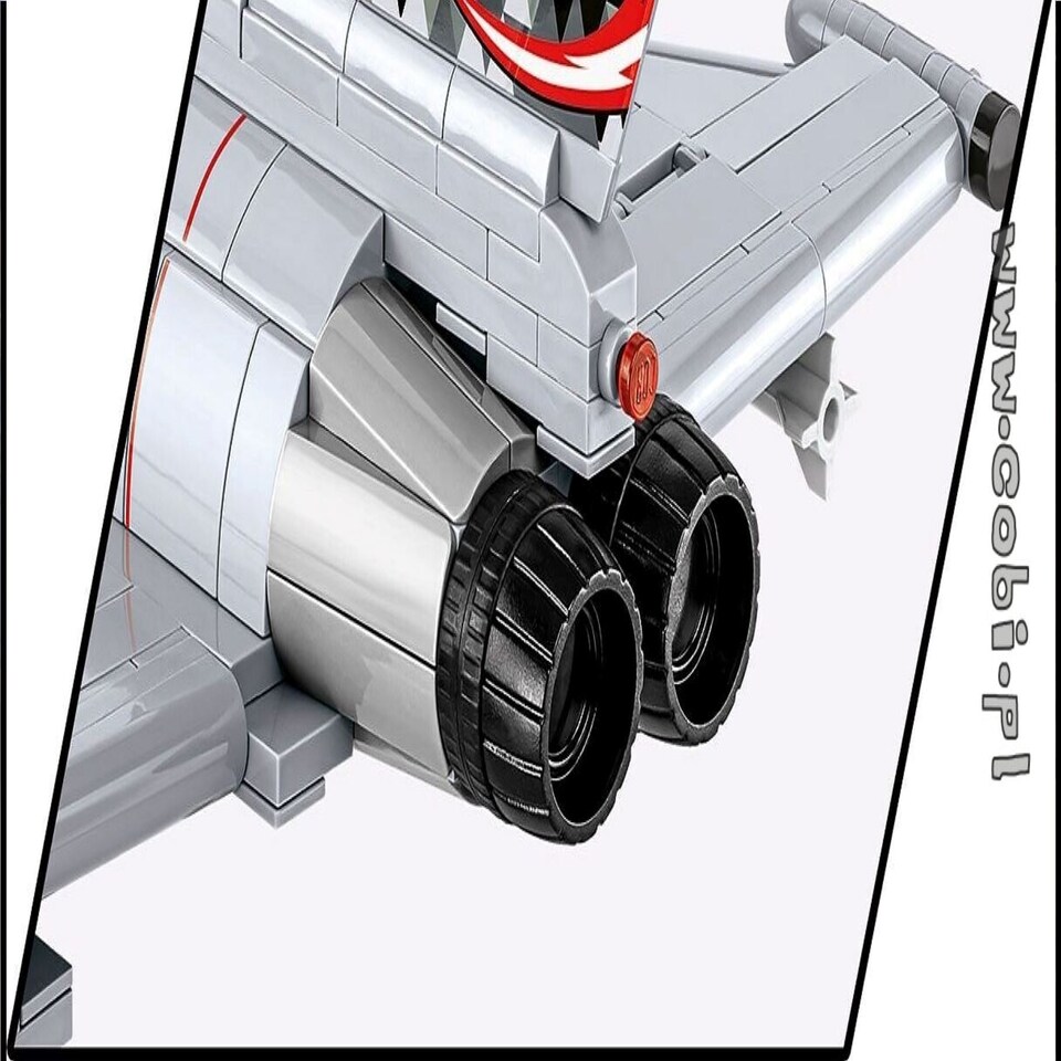 image 1 of Eurofighter Typhoon (Austria) brick plane model - COBI 5850 - 578 bricks