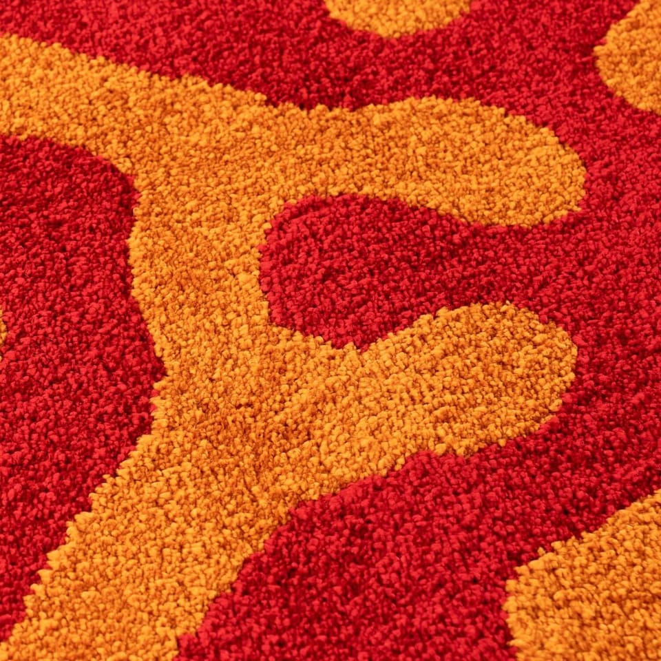 image 1 of The Rugs Joli Collection Abstract Pattern Soft and Dense Pile Living Room and Bedroom Floor Rug