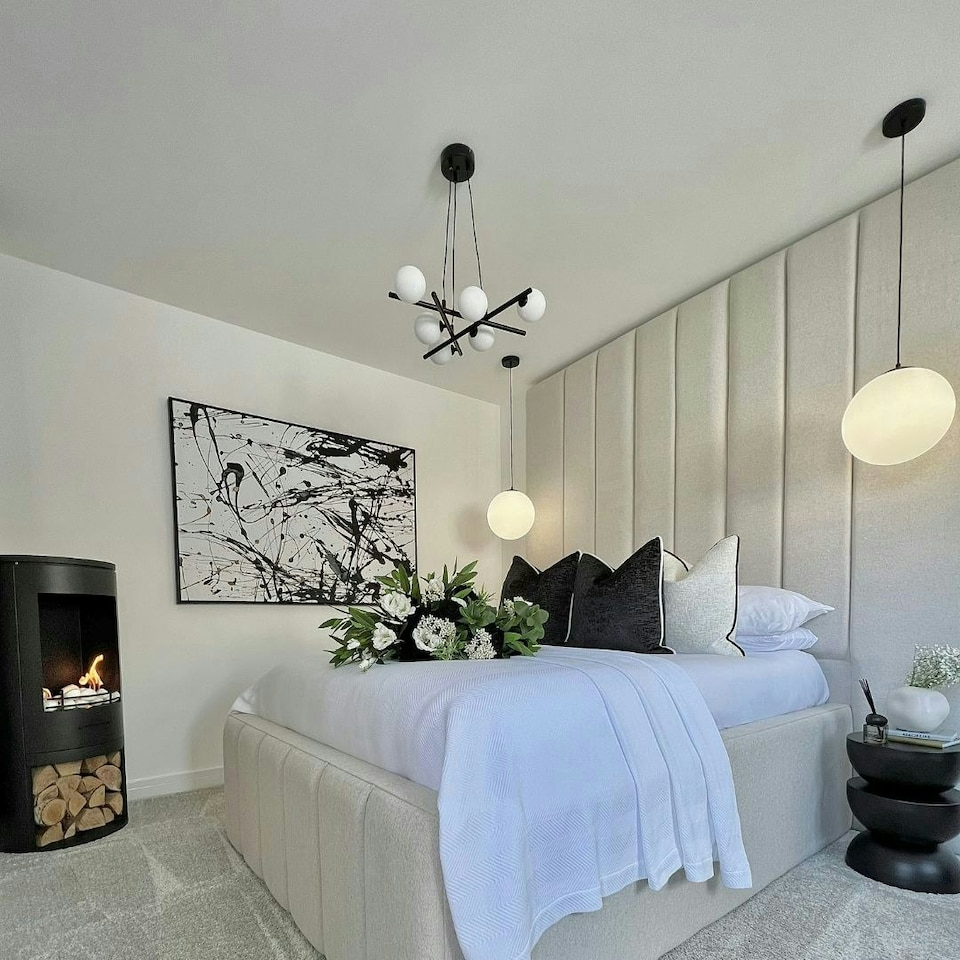 image 1 of Pedro 6 Light Pendant Ceiling Light Black