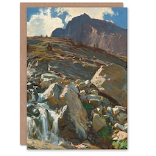 John Singer Sargent Art Card Simplon Pass Landscape Painting