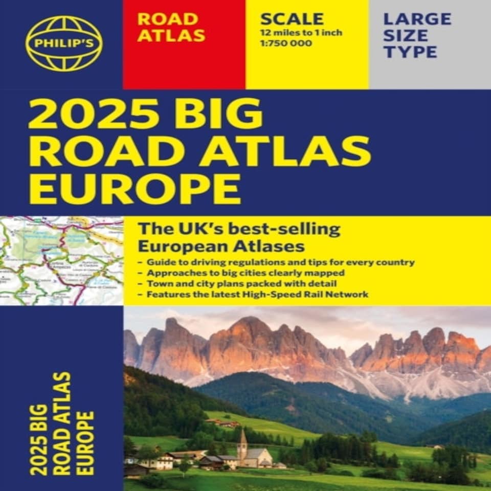 Philips Big Road Atlas Of Europe