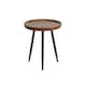 image 1 of Chervey Round Solid Mango Wood Side Table with Tri-Pin Legs Small