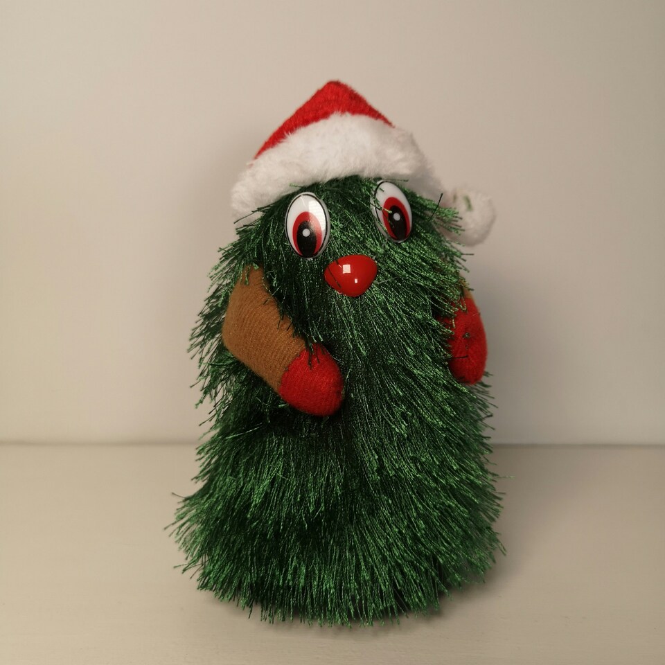 image 1 of 18cm (7") Musical Dancing Christmas Tree Dancing to "Jingle Bell Rock"