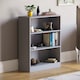 image 1 of Vida Designs Cambridge 3 Tier Low Bookcase Display Storage, Grey
