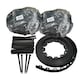 image 1 of Flexible Black Plastic Garden Lawn Edging with 40 Pegs (10m) - 3 Rolls