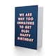 image 2 of We Are Way Too Immature To Get Old For Him Funny Birthday Card