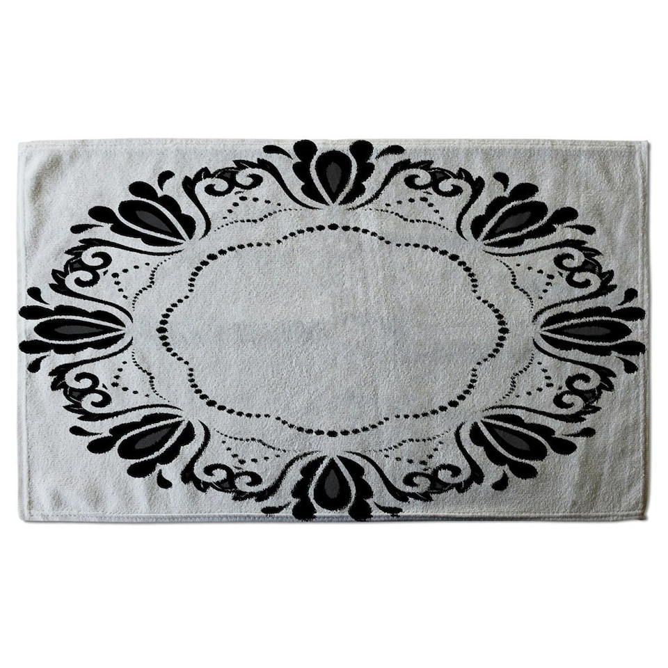 image 1 of Decorative Floral Element (Kitchen Towel)