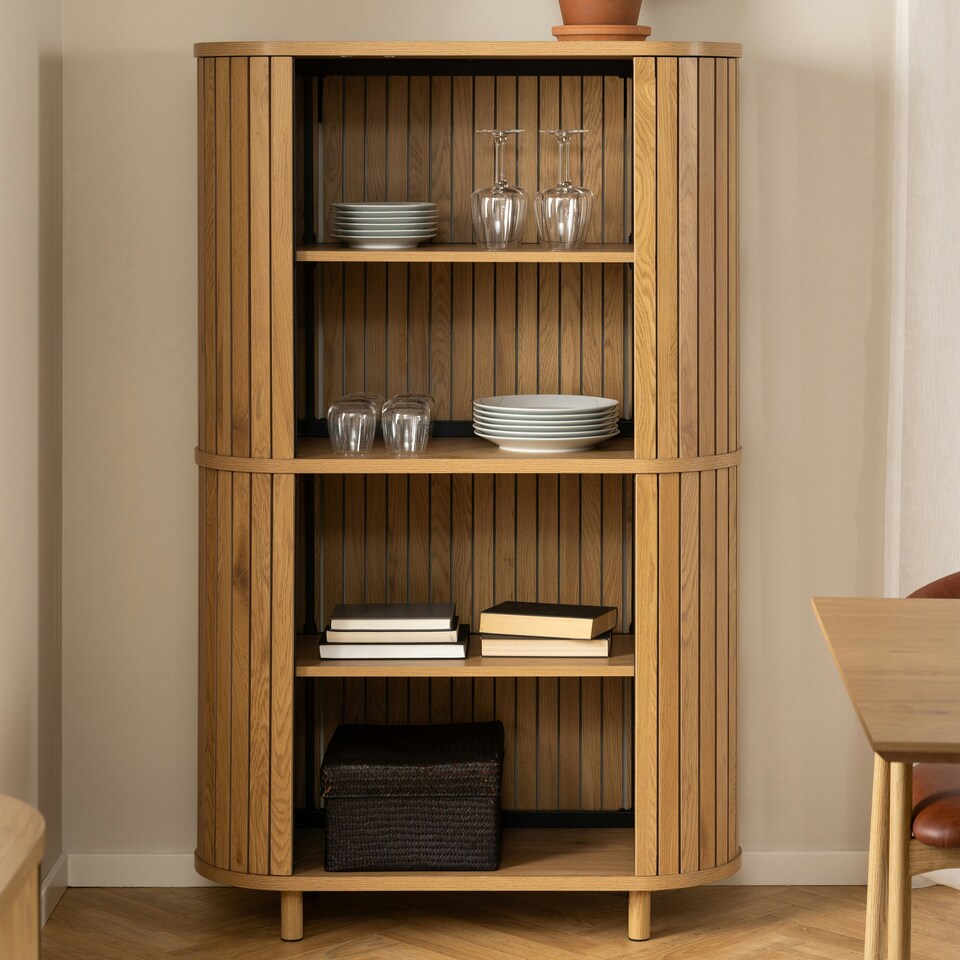 image 1 of Colima Bookcase in Oak