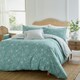 image 2 of Wylder Bella Reversible Floral Double Duvet Cover Set Blue | White | Double